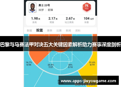 巴黎与马赛法甲对决五大关键因素解析助力赛事深度剖析 巴黎与马赛法甲对决五大关键因素解析助力赛事深度剖析